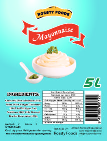 Vegan As Mayonnaise 5 Litre – $19.95 + GST